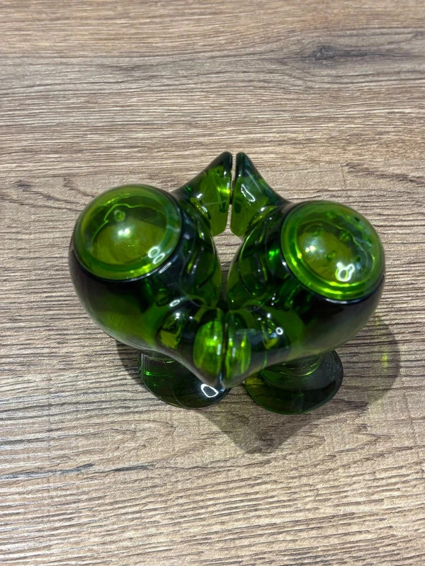 Duo Pots A Sel Et Poivre Koziol Vert Translucide Design Bonhommes Aimantes – koziol 2