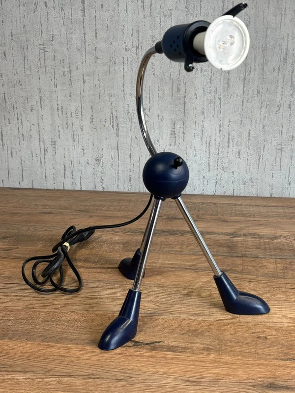 Lampe De Bureau Vintage Design Memphis Antropomorphe Trepied Flexible Space Age 90s – IKEA 4