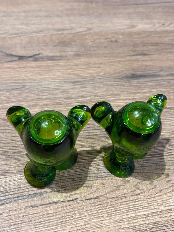 Duo Pots A Sel Et Poivre Koziol Vert Translucide Design Bonhommes Aimantes – koziol 5