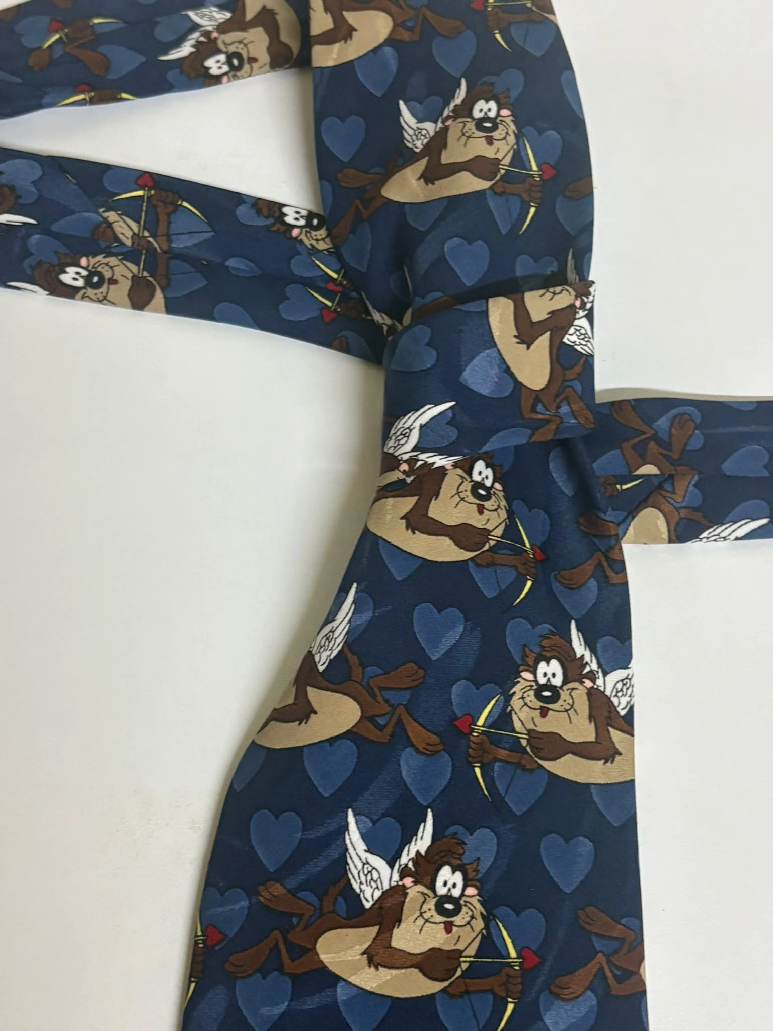 Cravate Looney Tunes Taz Cupidon Diable de Tasmanie Vintage 90s Warner Bros – Looney Tunes 3