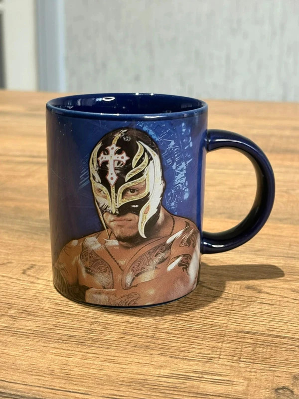 Mug Tasse Rey Mysterio WWE Catch Bleue Ceramique Vintage Lucha Libre – WWE 5