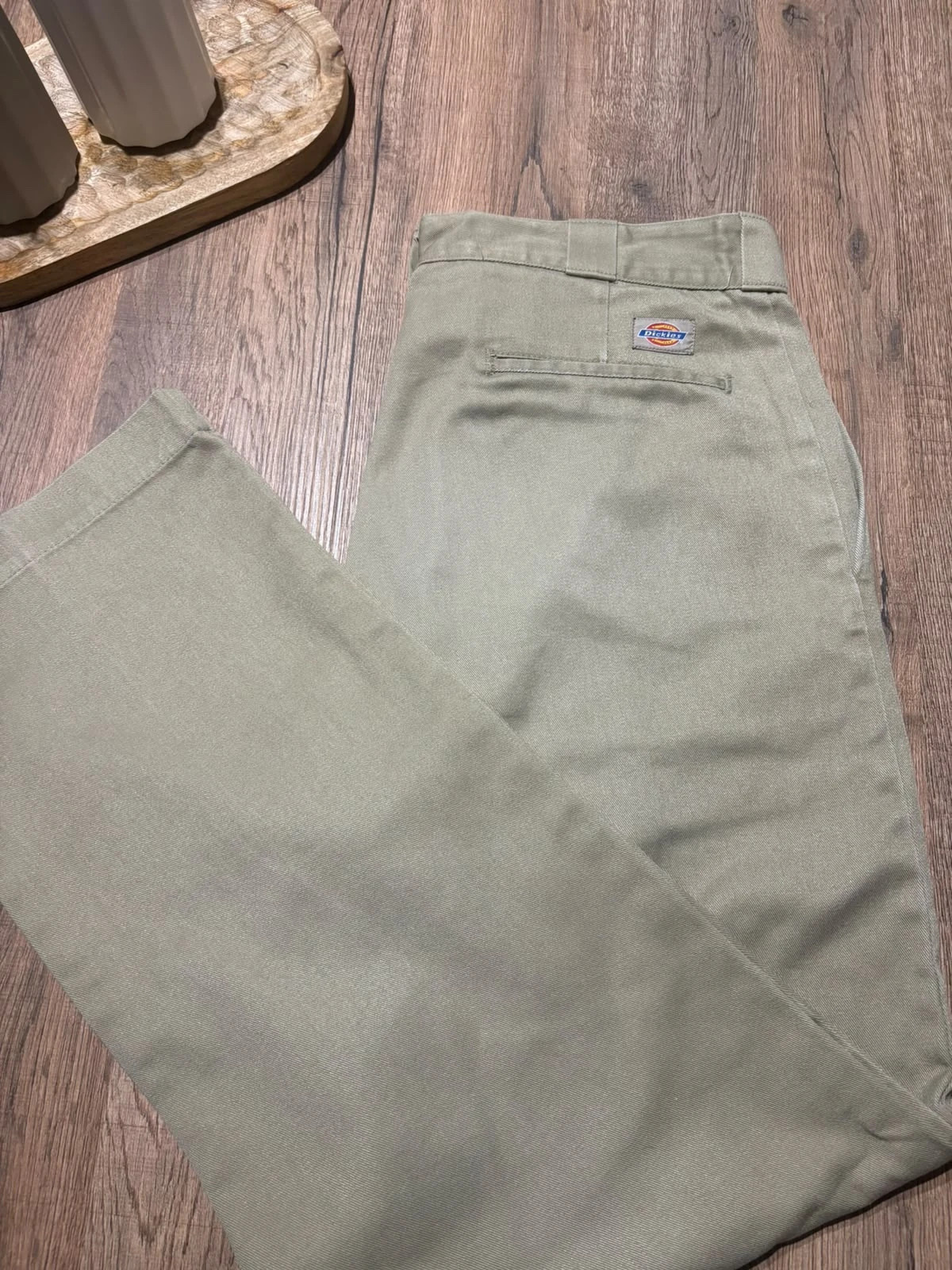Pantalon Chino Dickies 874 Homme Beige Khaki Workwear Skateboard Coupe Droite