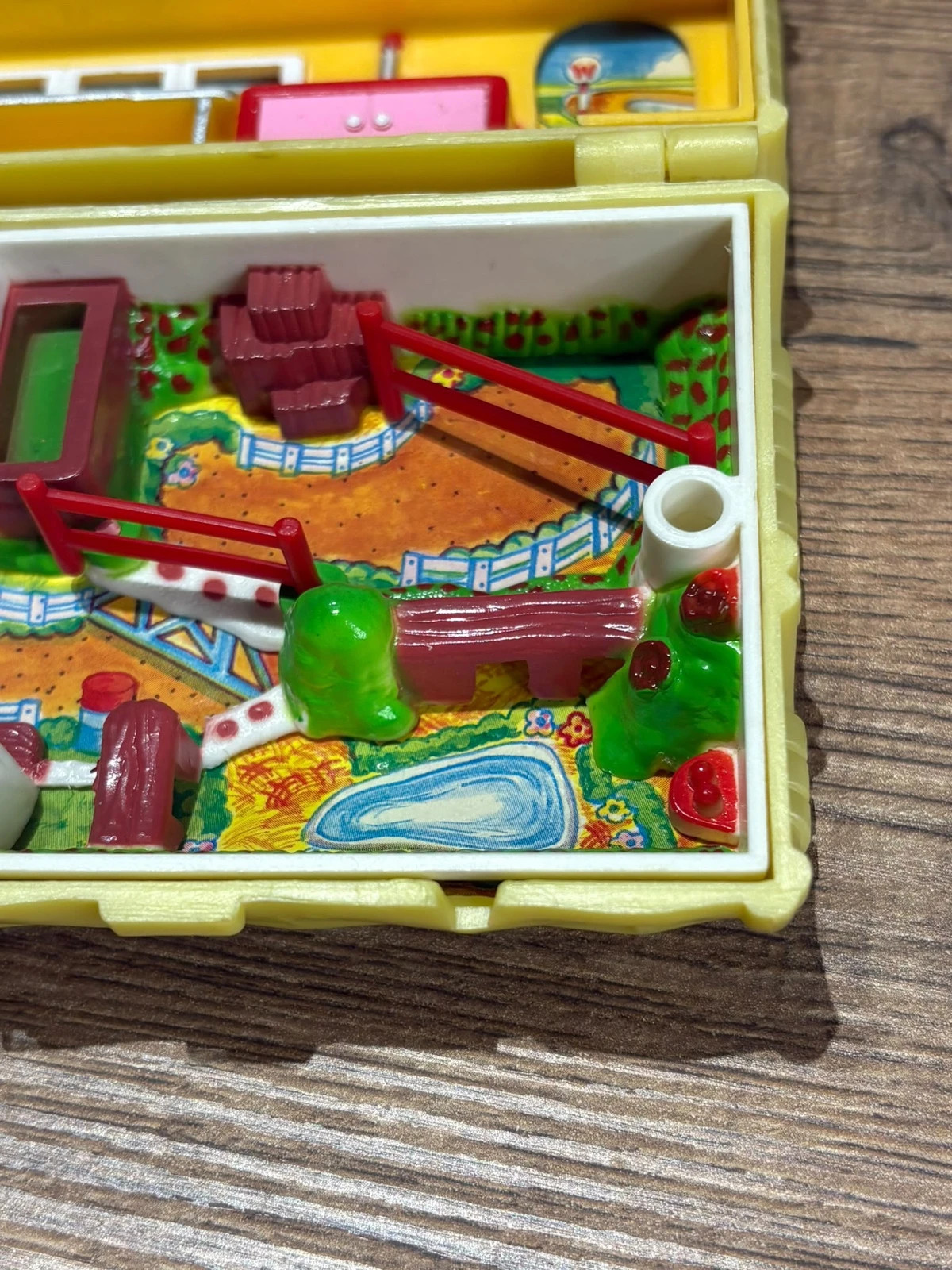 Mini Playset Boite Coffre Pony Show Vintage Jaune Mini Univers Jouet 90s – Polly Pocket – taille Taille unique 3