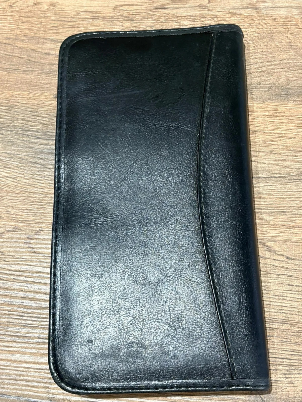 Porte Cartes De Visite Classeur Noir Cuir Synthetique Poches Plastiques 6 Anneaux – Accessories 2