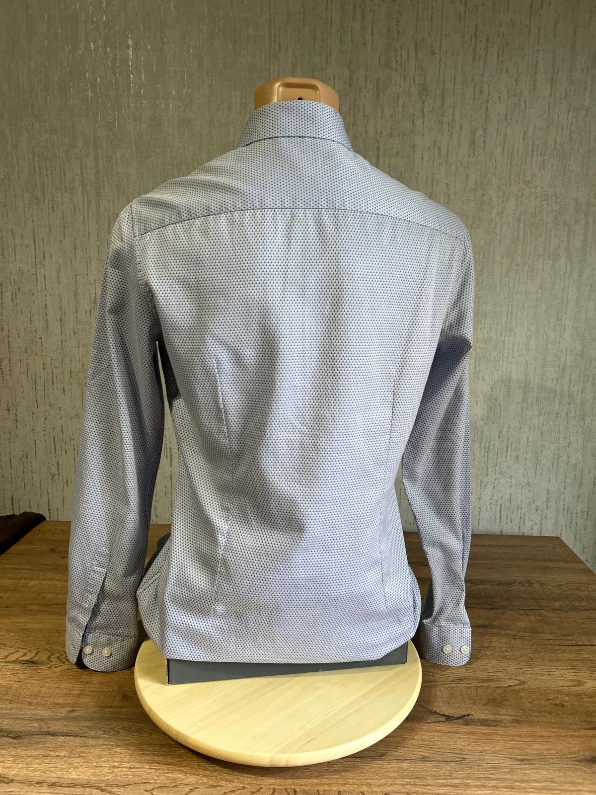 Chemise Brice Easy Slim Motif Geometrique Bleu Homme Taille S Coton Stretch – Brice – taille S 3