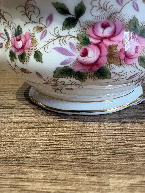 Bol Bol a Sucre Porcelaine Royal Albert Lavender Rose Bone China England Vintage 1961 – ROYAL ALBERT 4