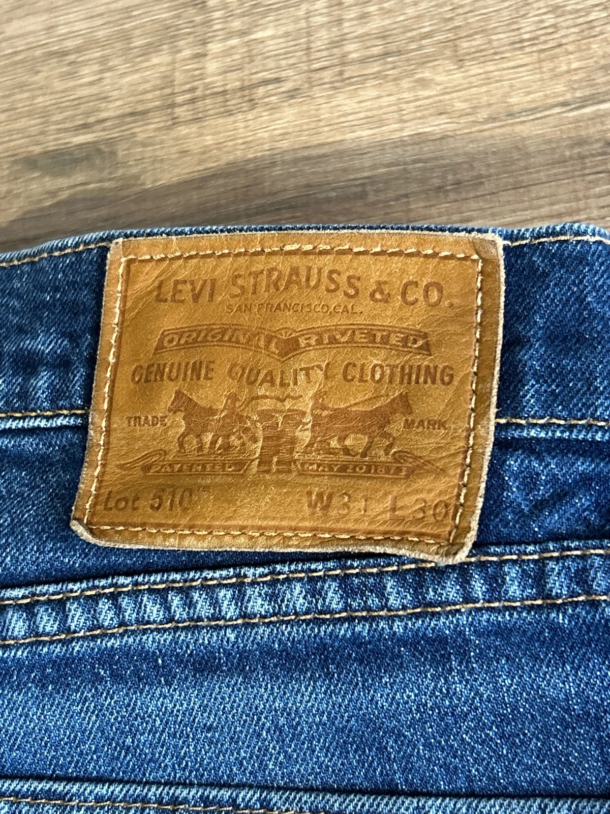 Jean Levi's Vintage Bleu Denim Droit Taille 31x32 – Levi's – taille W31 | FR 40 3