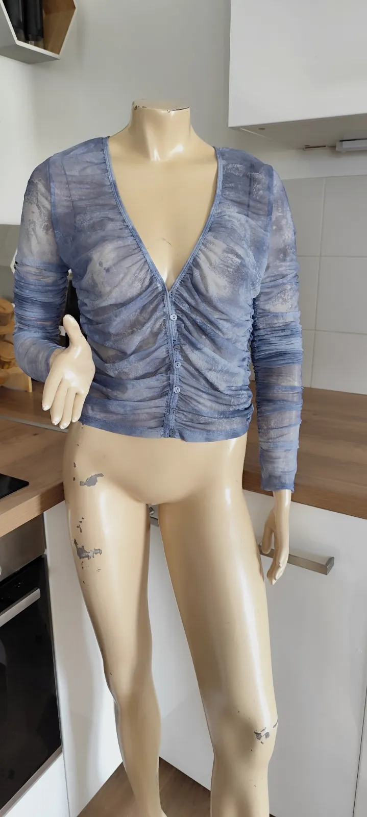 superbe haut tranparent zara taille xl   – Zara – taille XL 2