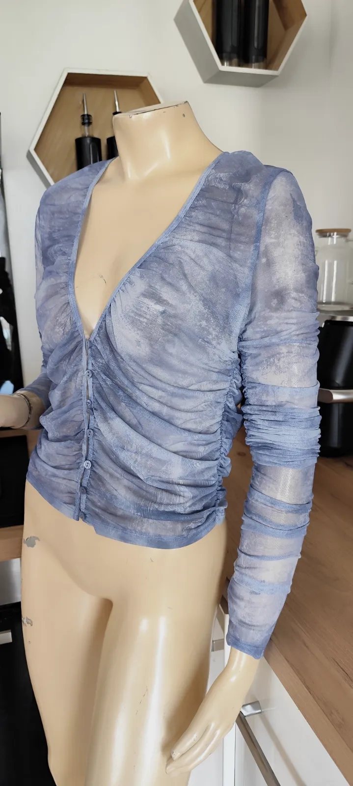 superbe haut tranparent zara taille xl   – Zara – taille XL 3