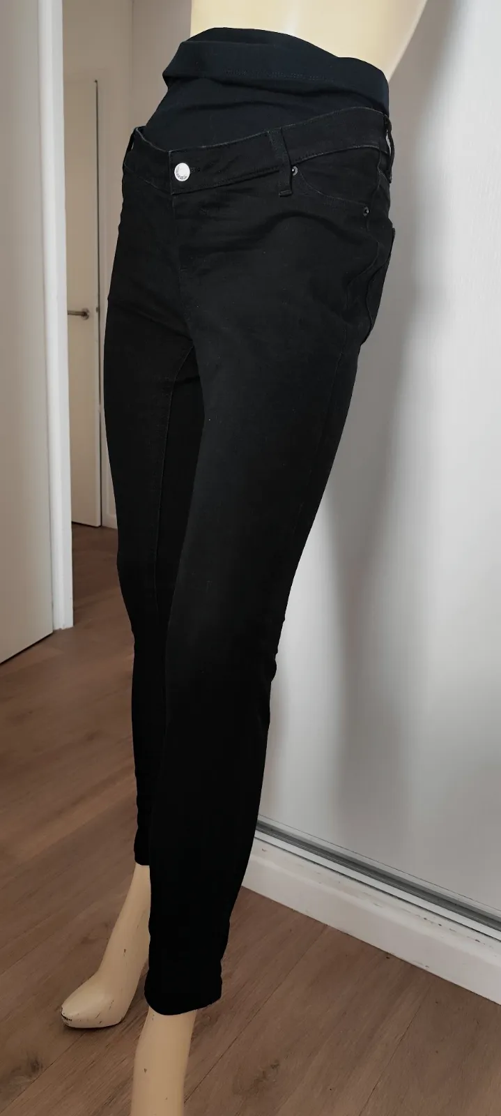 superbe pantalon en jeans asos noir  taille 38 77 % coton 20 % polyestere 2 % el – ASOS – taille 38 3