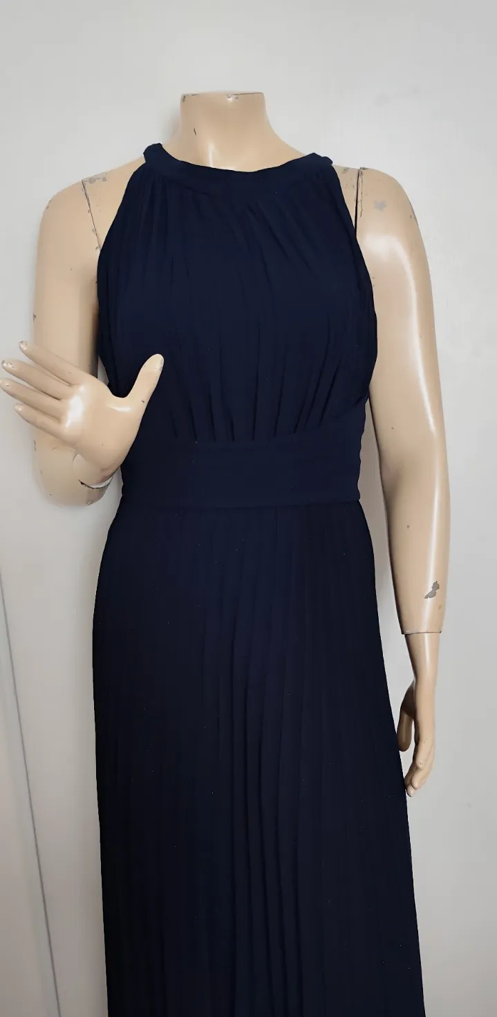 superbe robe longue noir fluide legere et agreable a porter tres fraiche taille – DFH – taille L 3
