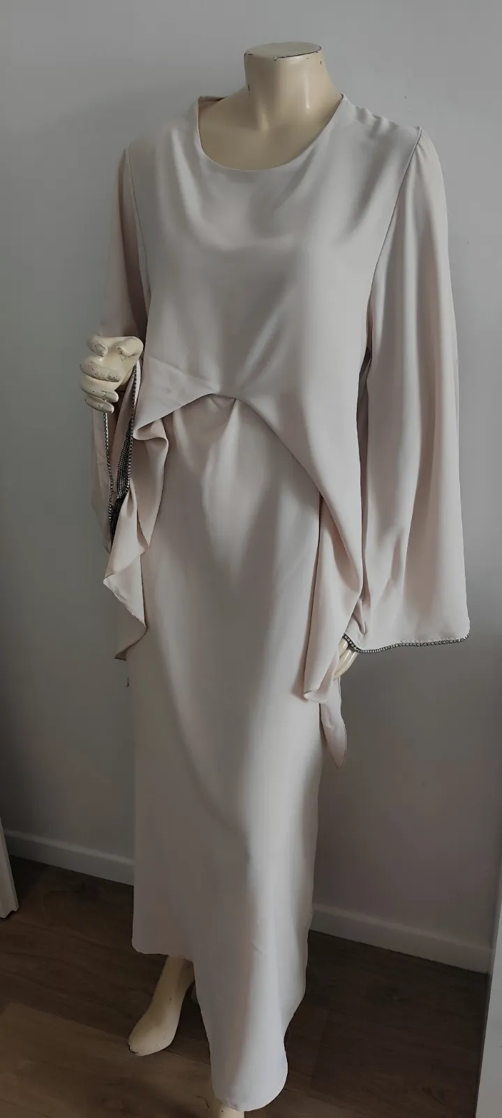 superbe robe de soiree mariage de la taille 36 au 40 avec ceinture reglable flui – INDEPENDANTE – taille S 2