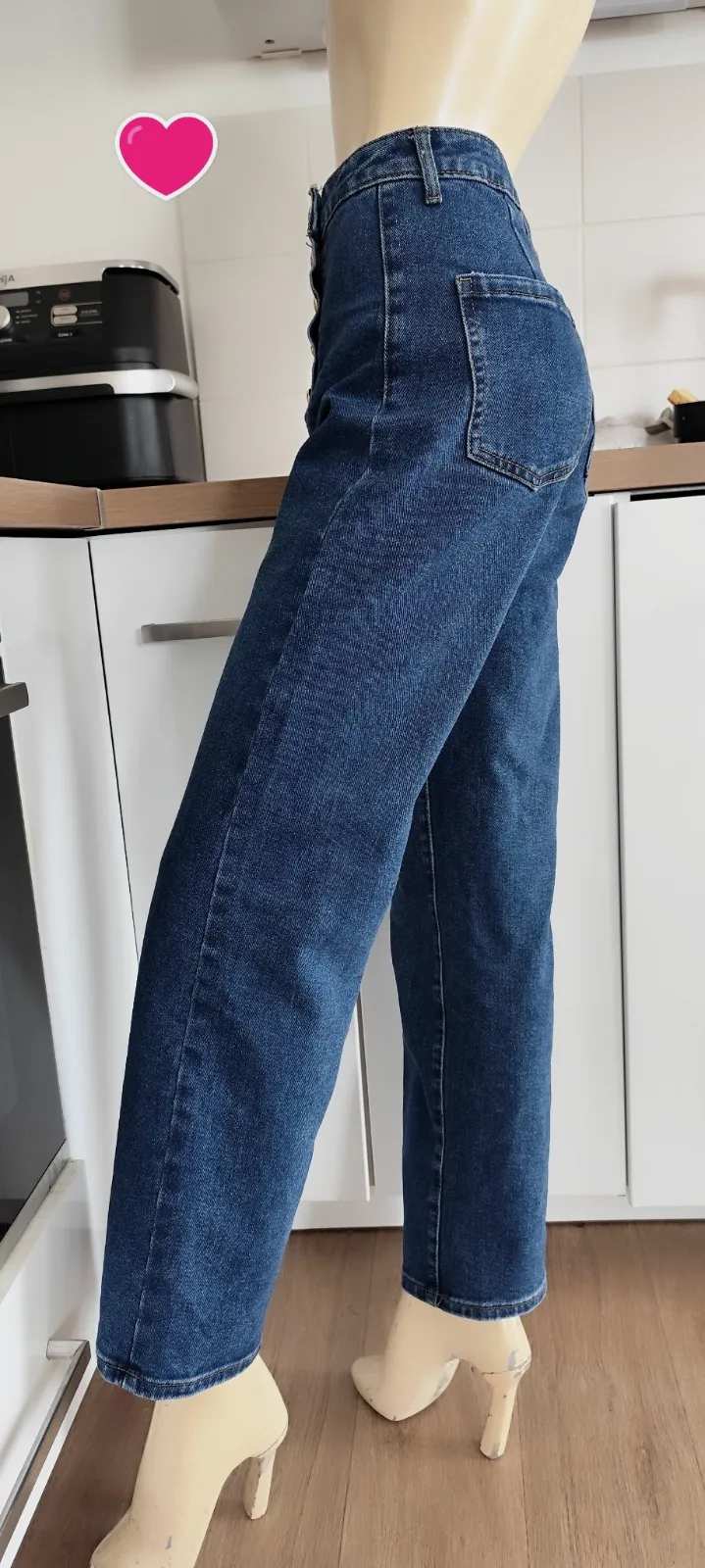 superbe pantalon jambe droite large vivid taille 38  – VIVID – taille 38 2