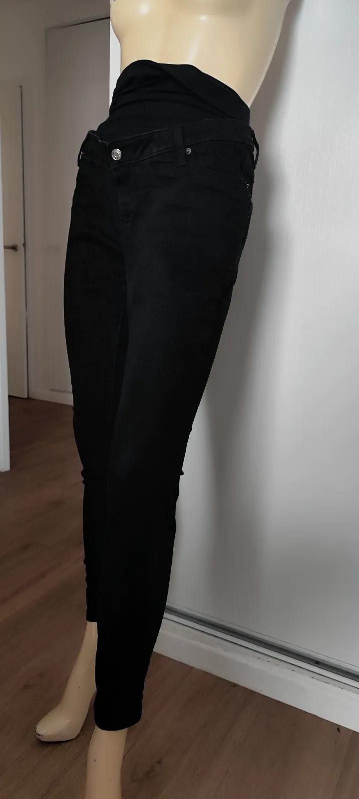 superbe pantalon en jeans noir asos taille 38 77 % coton 20 % polyestere 2 % ela – ASOS – taille 38 3