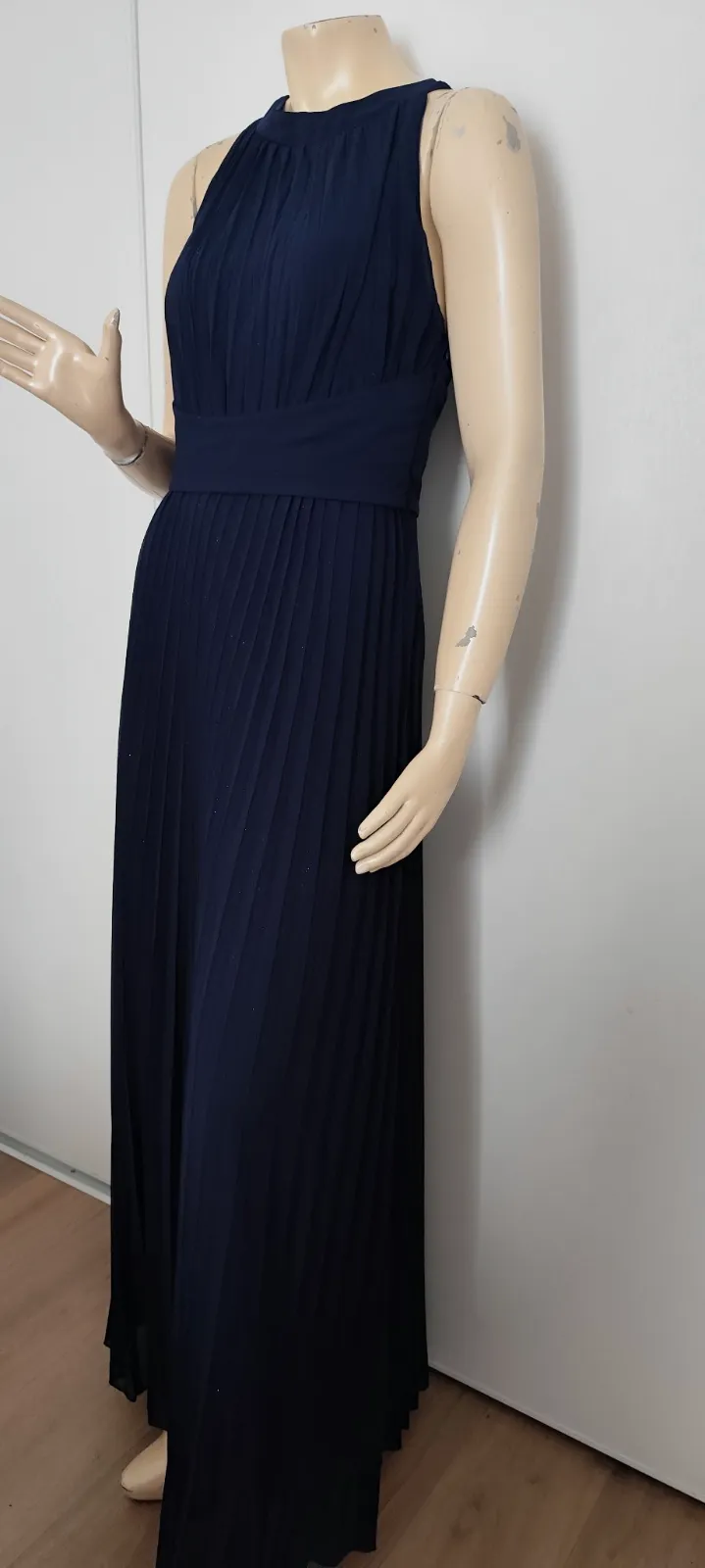 superbe robe longue noir fluide legere et agreable a porter tres fraiche taille – DFH – taille L 4