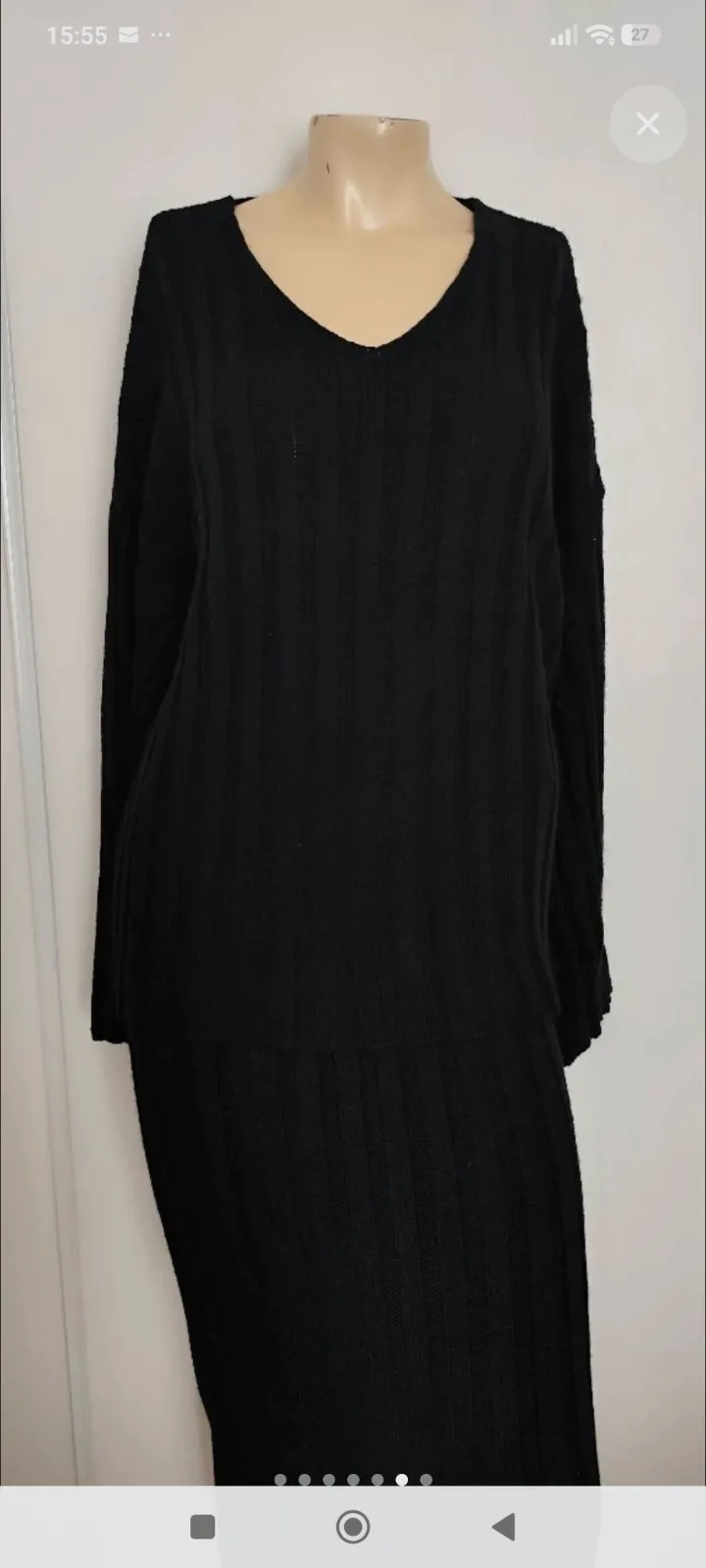 superbe ensemble l'hiver jupe et pull taille 40 noir – Independent – taille L 2