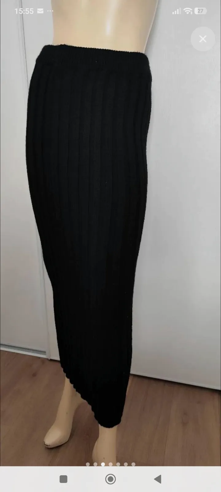 superbe ensemble l'hiver jupe et pull taille 40 noir – Independent – taille L 4