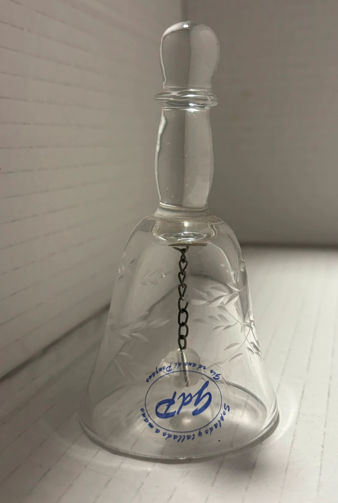 Campanilla cristal vintage Giordano di Ponzano – GD