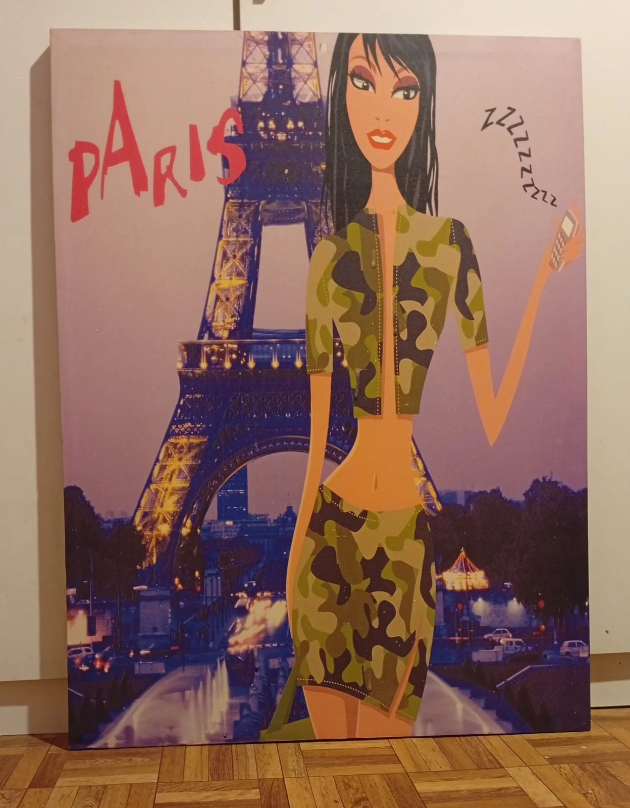 Lienzo | Cuadro | París | Torre Eiffel | 80x70 – CASA