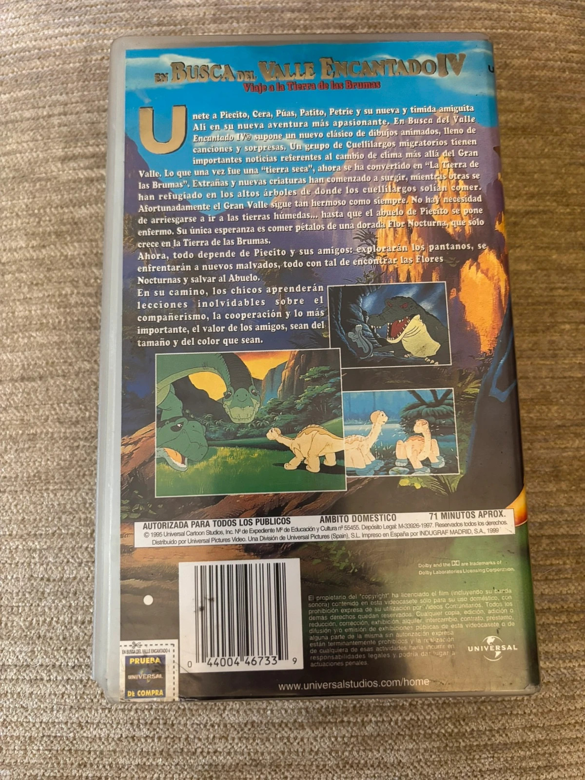 VHS En busca del Valle Encantado – Viaje a la Tierra de las Brumas 2