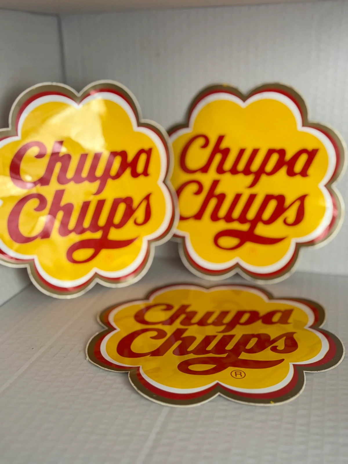 Pegatina Chupa Chups vintage original 16x16 cm | publicidad retro