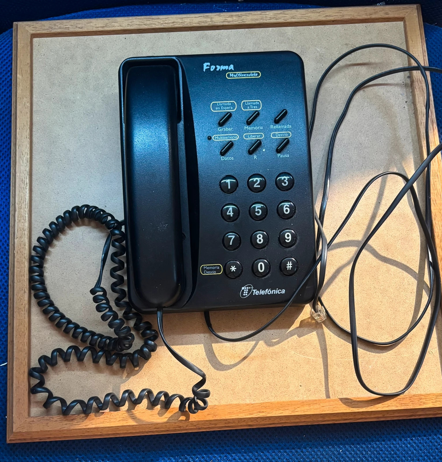 Teléfono fijo Telefónica 1996 Interisa vintage años 90 | funcionando – Telefonica