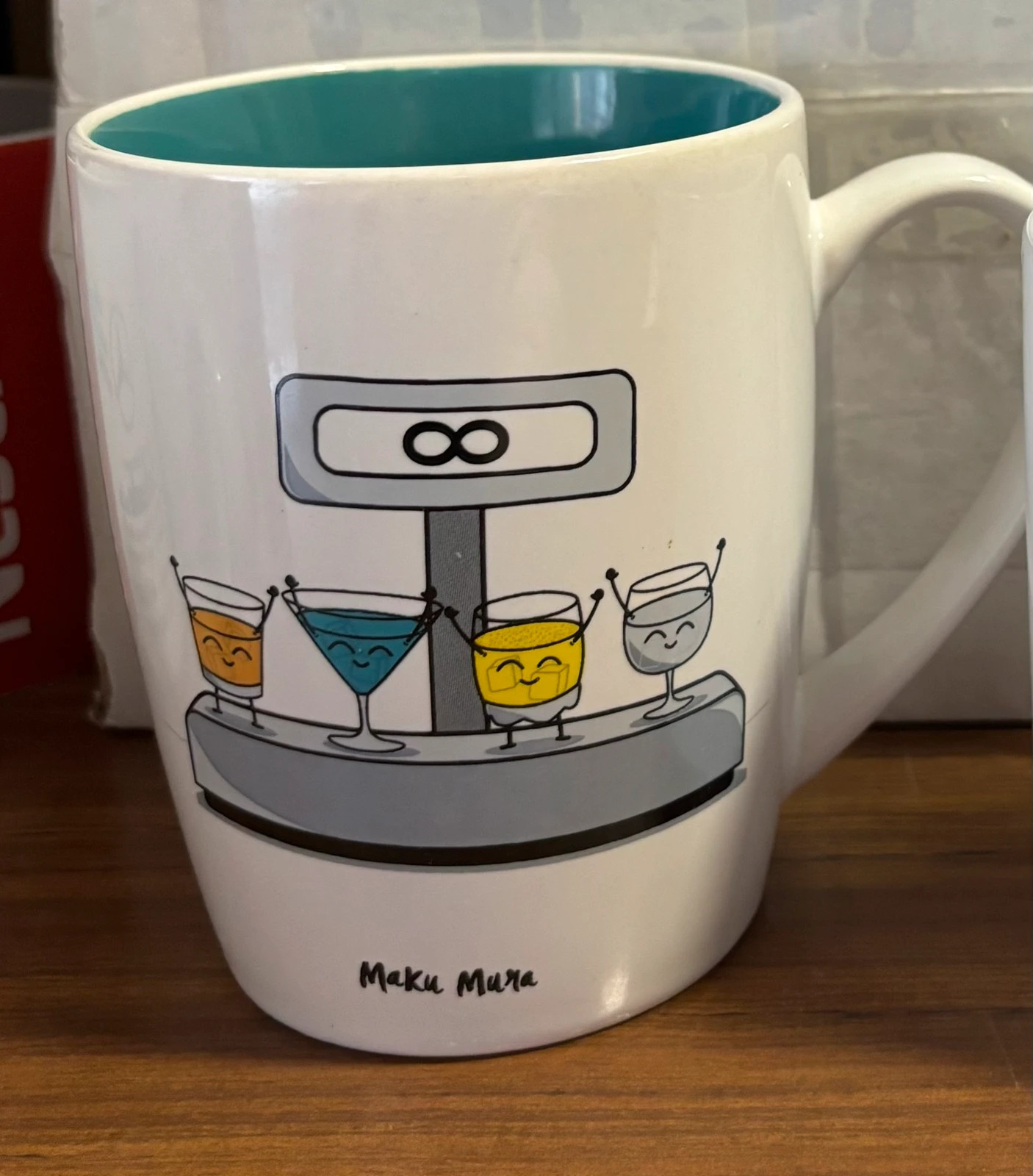Taza de cerámica divertidísima "Vales tu peso en cubatas" - Maku Mura – Maku mura 2