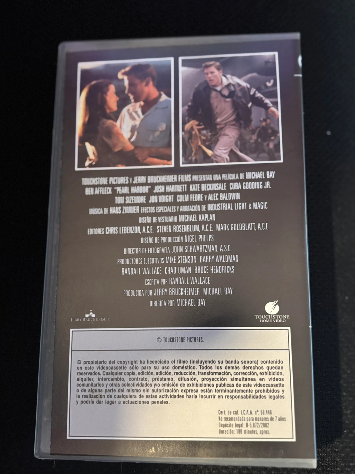 VHS Pearl Harbor 2001 | Ben Affleck | película bélica y romántica 3