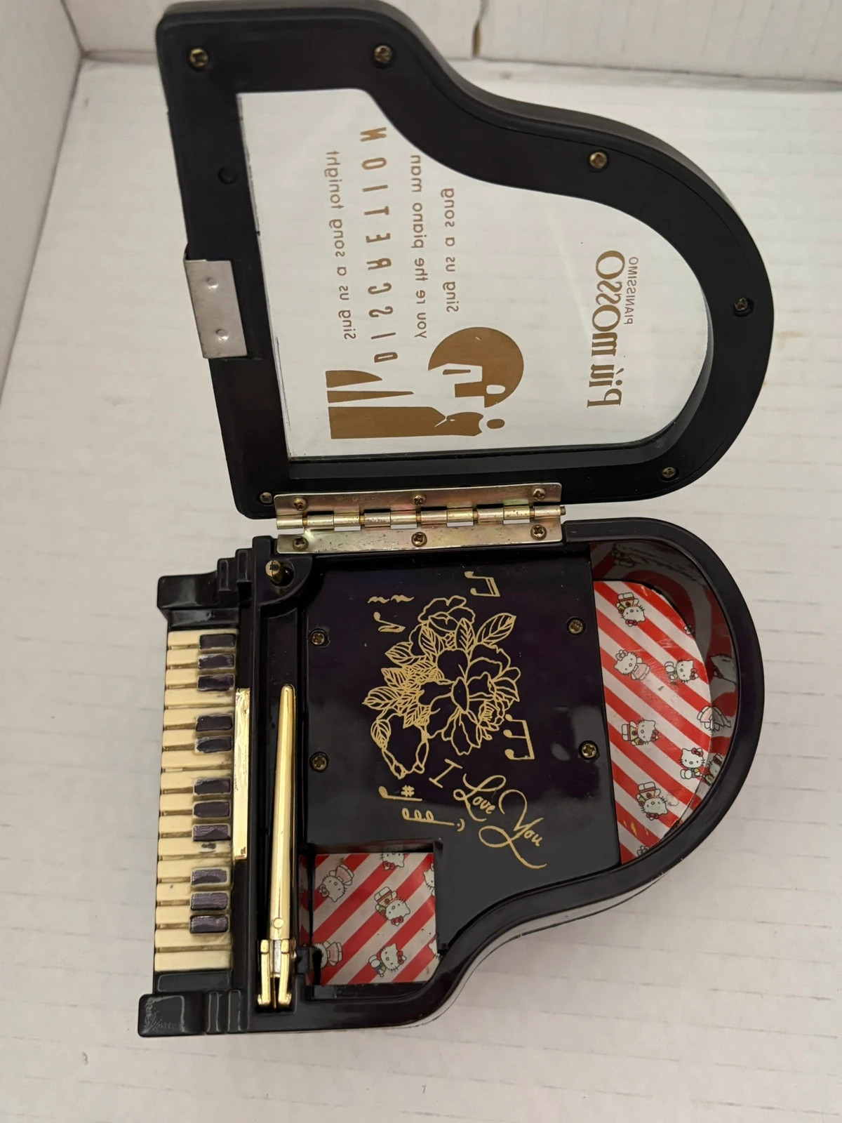 Joyero vintage en forma de piano 🎹Caja de música Prolog – prolog 3
