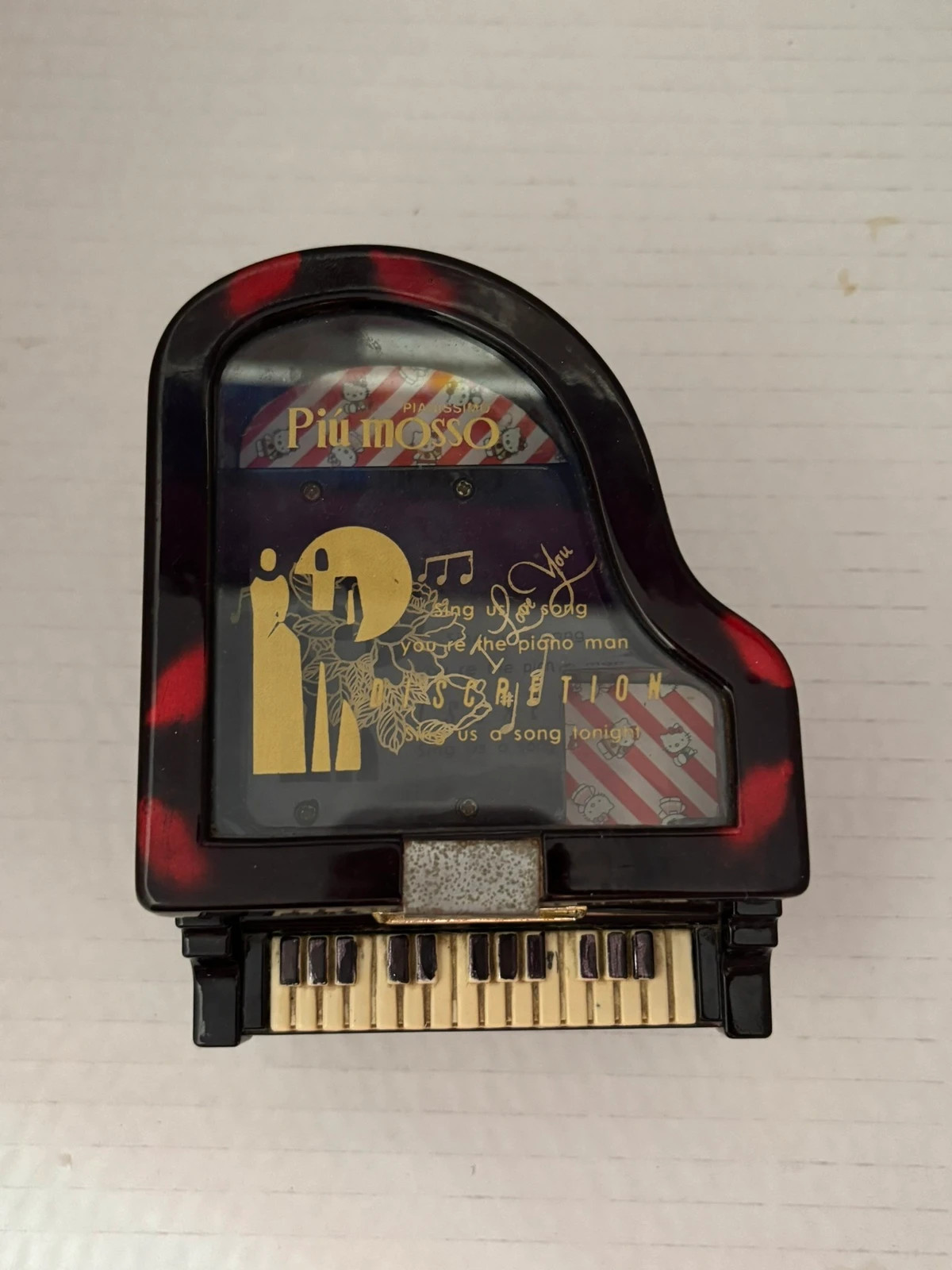 Joyero vintage en forma de piano 🎹Caja de música Prolog – prolog 2