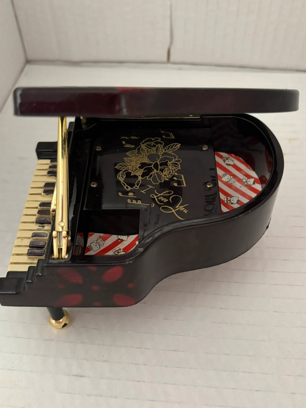 Joyero vintage en forma de piano 🎹Caja de música Prolog – prolog 4