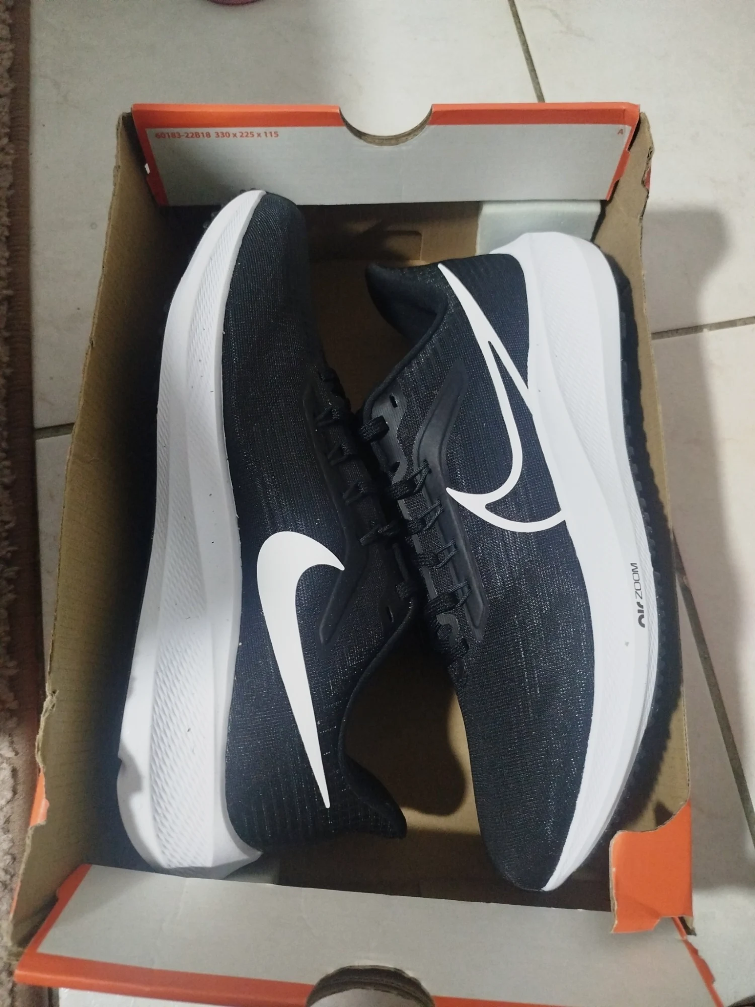 Baskets Nike Air Zoom Pegasus Noires