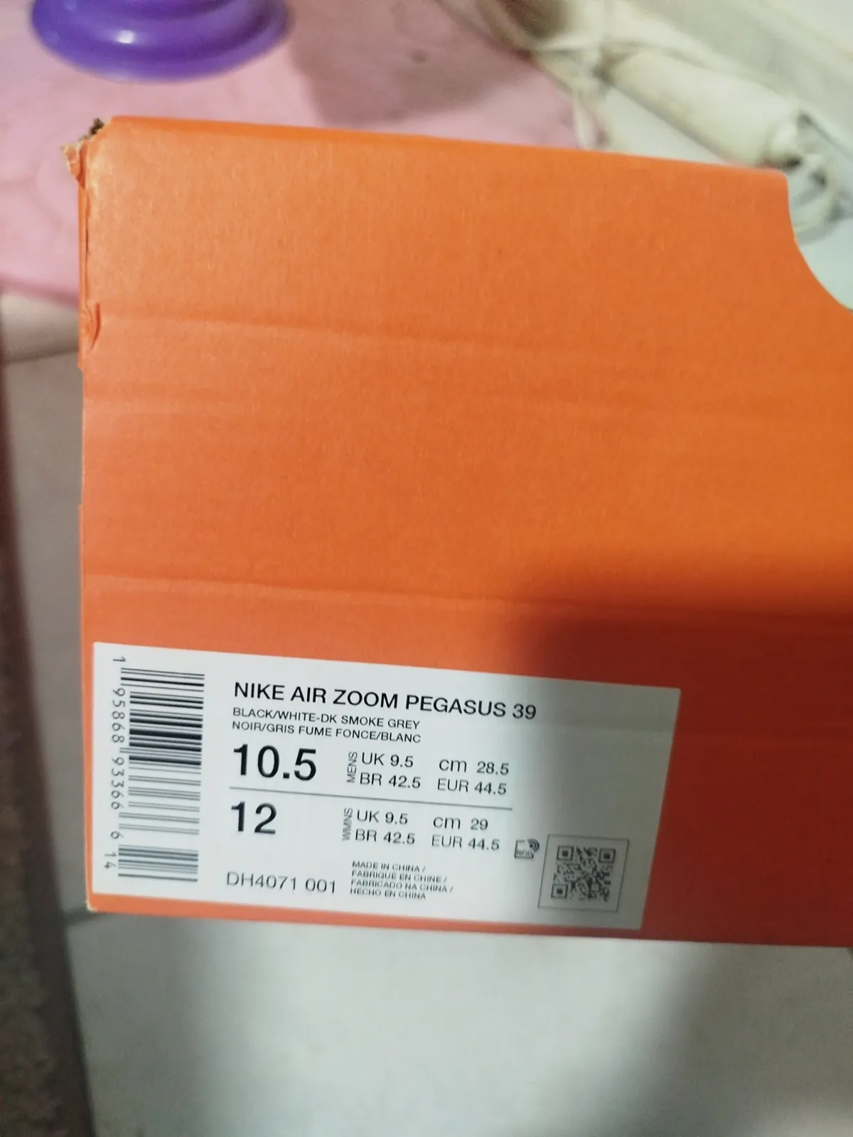 Baskets Nike Air Zoom Pegasus Noires – Nike – taille EU 44 4