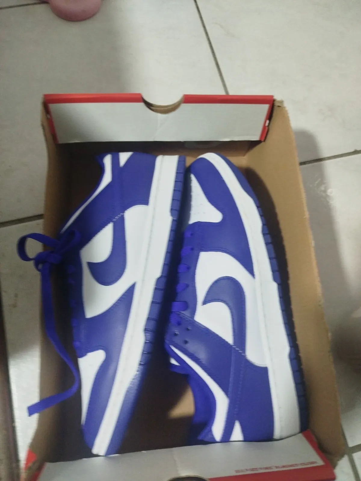 Baskets Nike Dunk Low bleu et blanc pointure 44.5 – Nike – taille EU 44 3