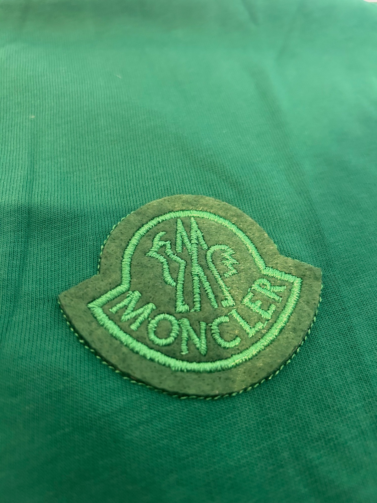 Tee-shirt Moncler vert foncé – Moncler – taille XL 4