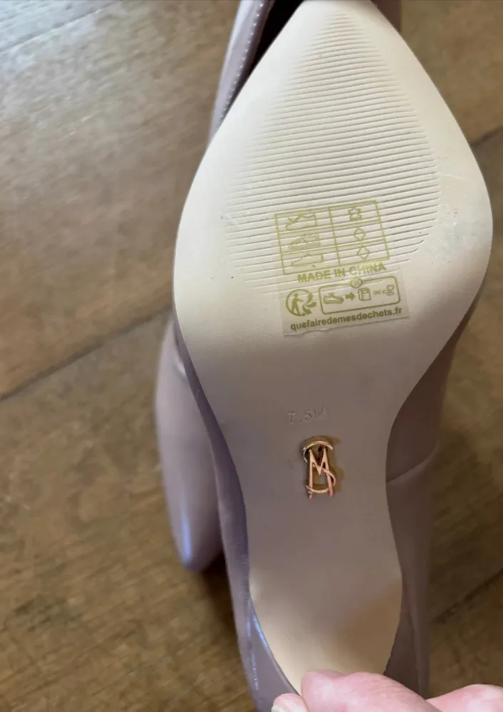 Escarpins vernis Iro à bout pointu – Steve madden – beige rosé – taille EU 38 2