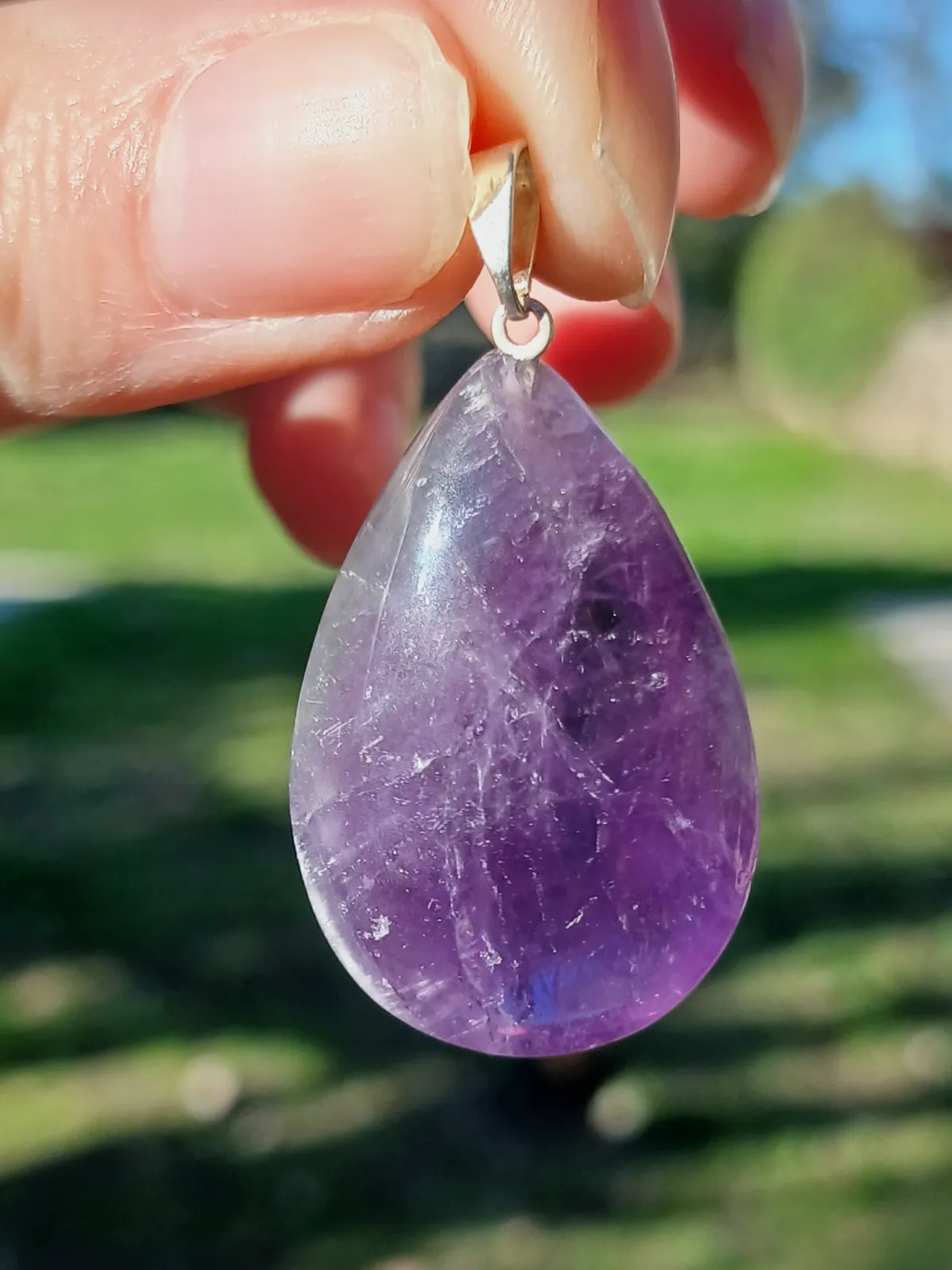 Pendentif amethyste 