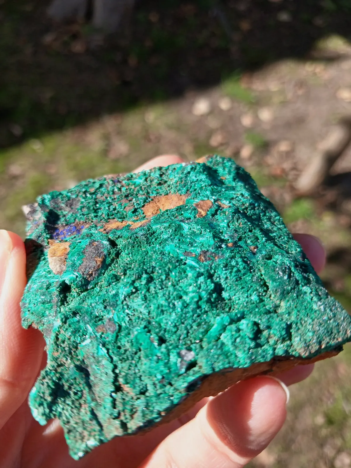 Minéral brut de malachite verte – Minerologie 2