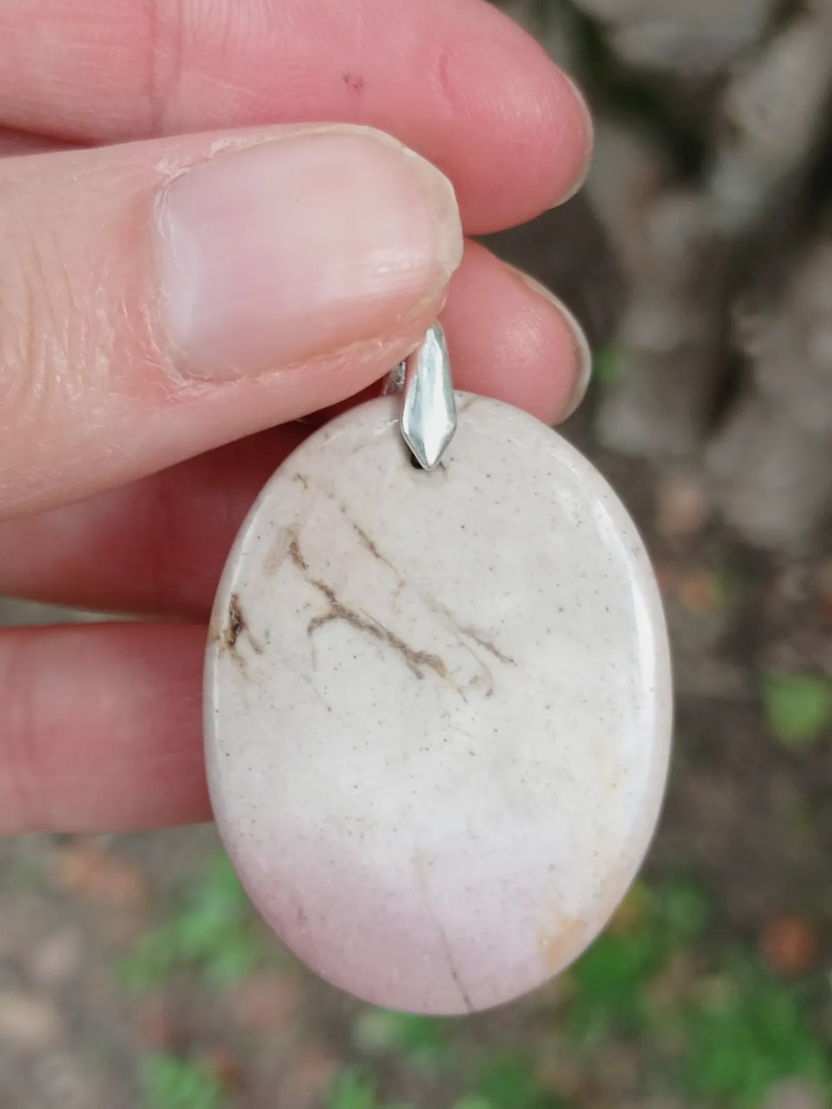 Pendentif jaspe mokaite – sans marque – taille Taille unique 3