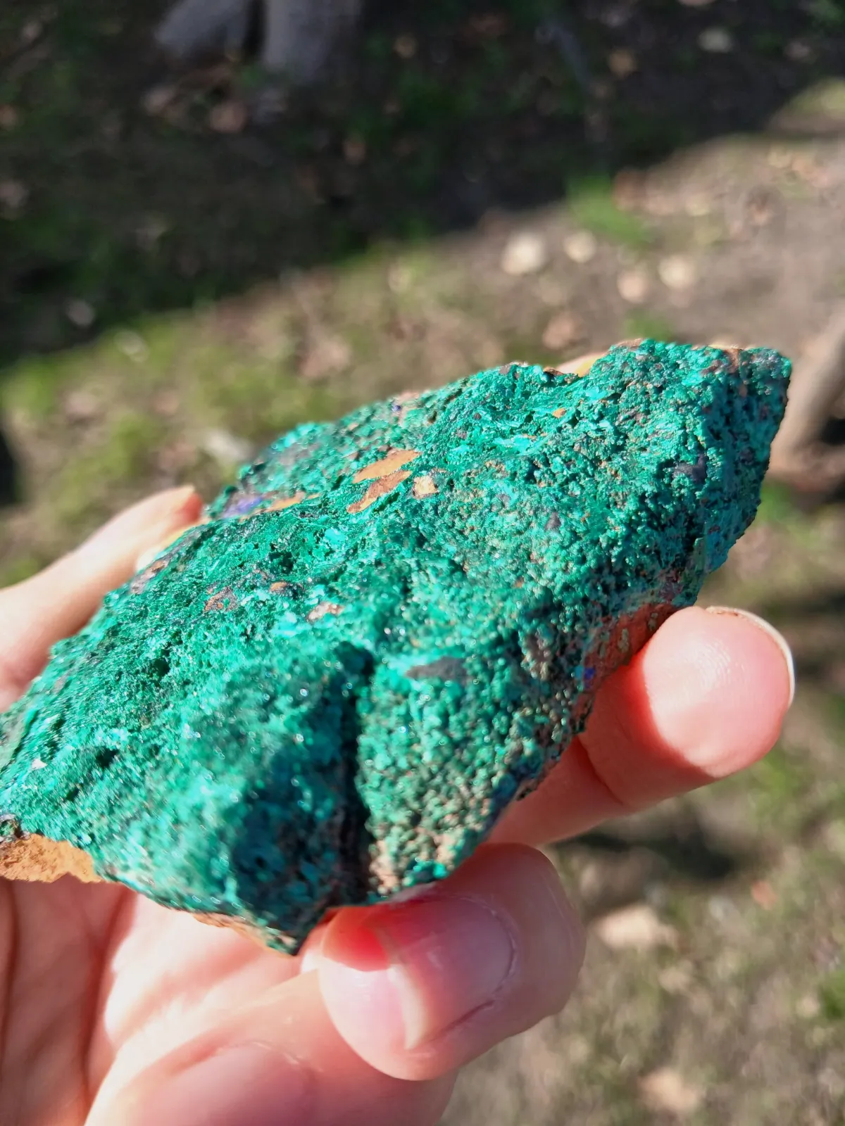 Minéral brut de malachite verte – Minerologie 3