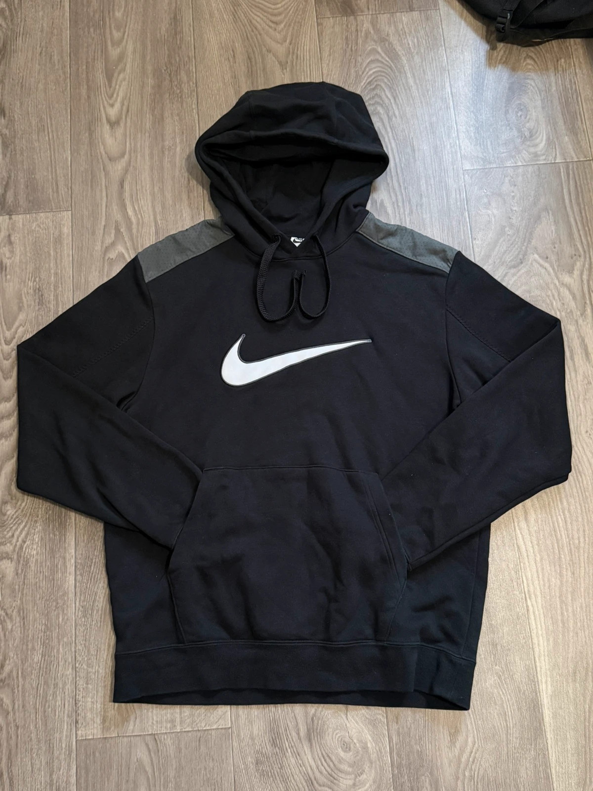 Sweat à capuche Nike swoosh central noir - Taille M