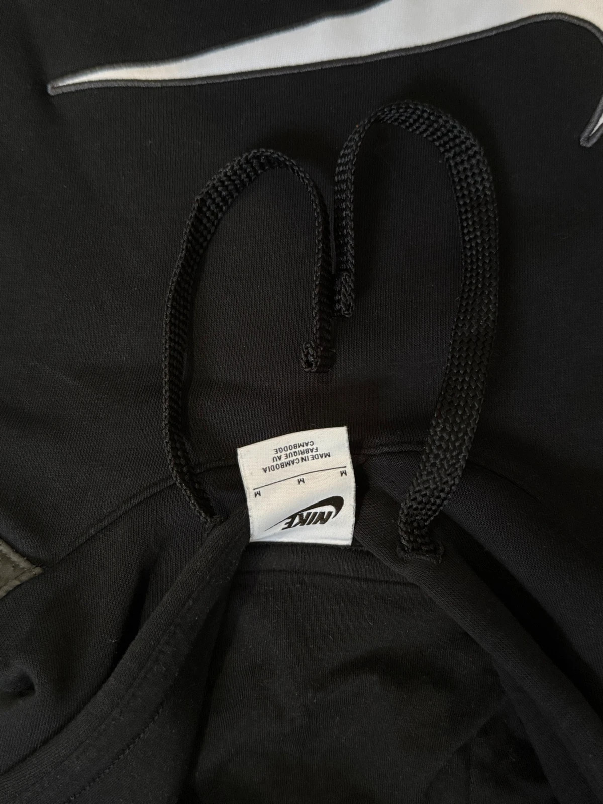 Sweat à capuche Nike swoosh central noir - Taille M – Nike – taille M 3