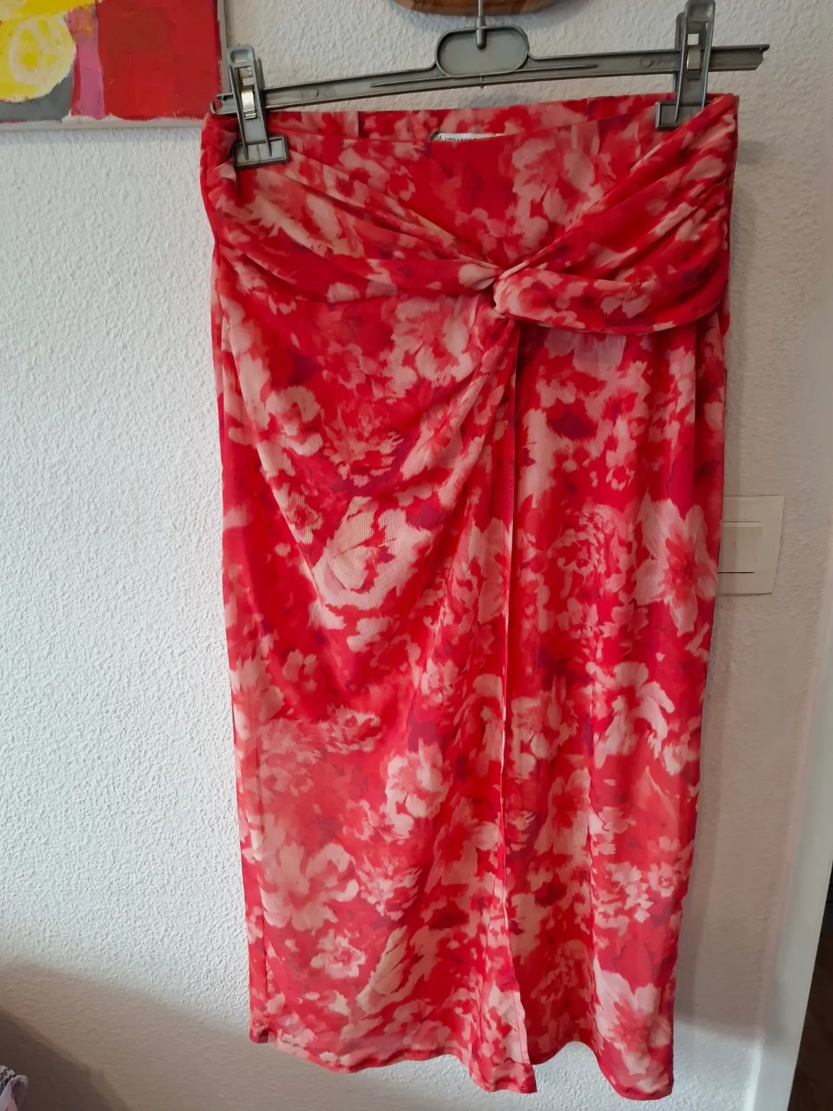 Jupe midi stradivarius fleuri taille s en très bon état – Stradivarius – taille 36 6