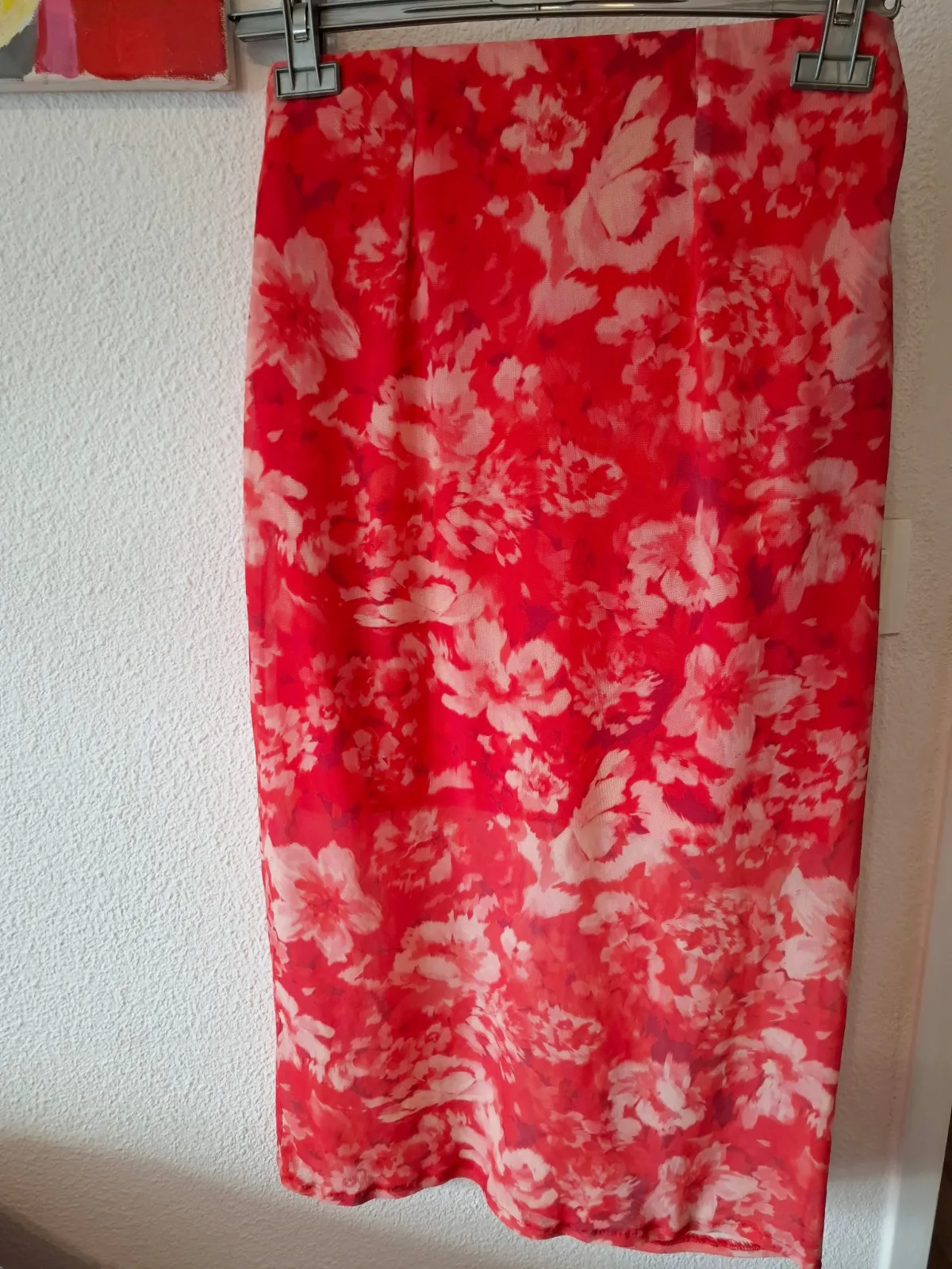Jupe midi stradivarius fleuri taille s en très bon état – Stradivarius – taille 36 4