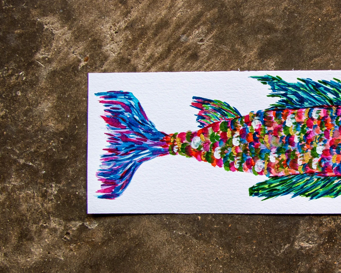Lámina ilustrada, edición limitada 50 unidades firmada 10,5x30 – Art 2