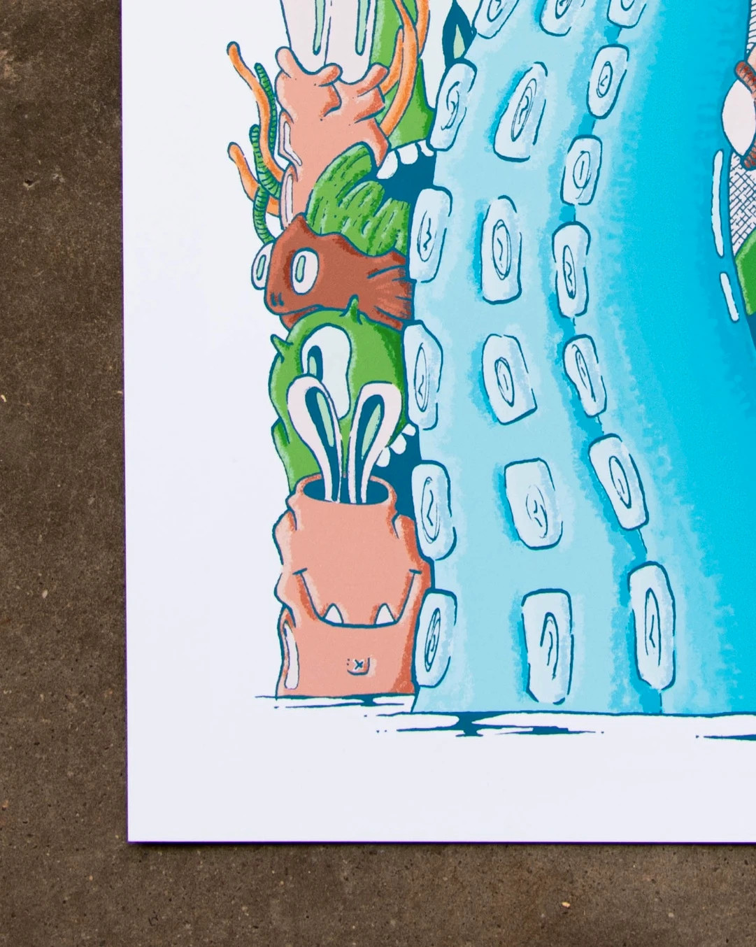 Lámina ilustrada A4 edición limitada 50 unidades firmada – Art 4