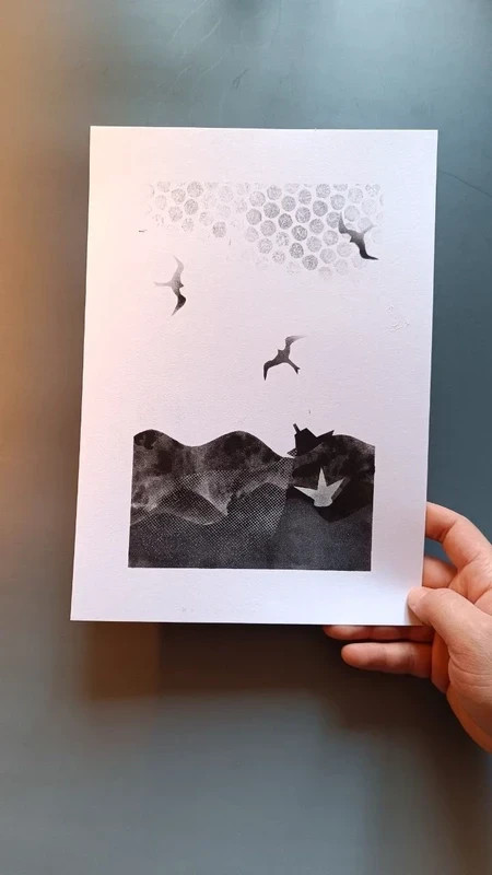 Lámina ilustrada A4 edición limitada 50 unidades firmada – Art 2