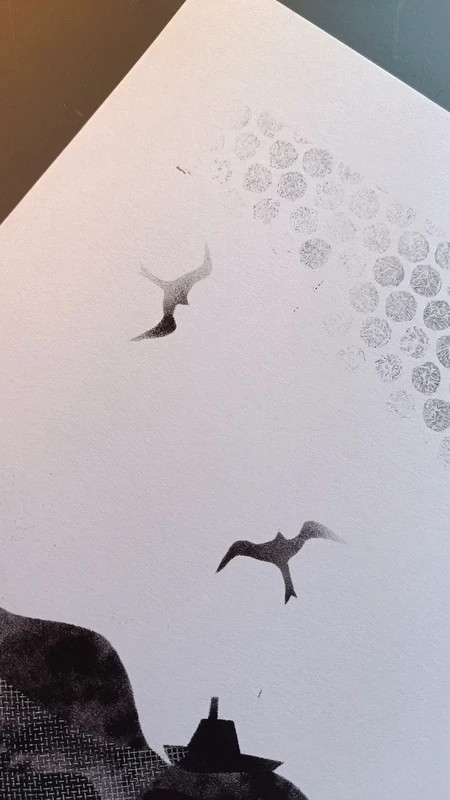 Lámina ilustrada A4 edición limitada 50 unidades firmada – Art 4