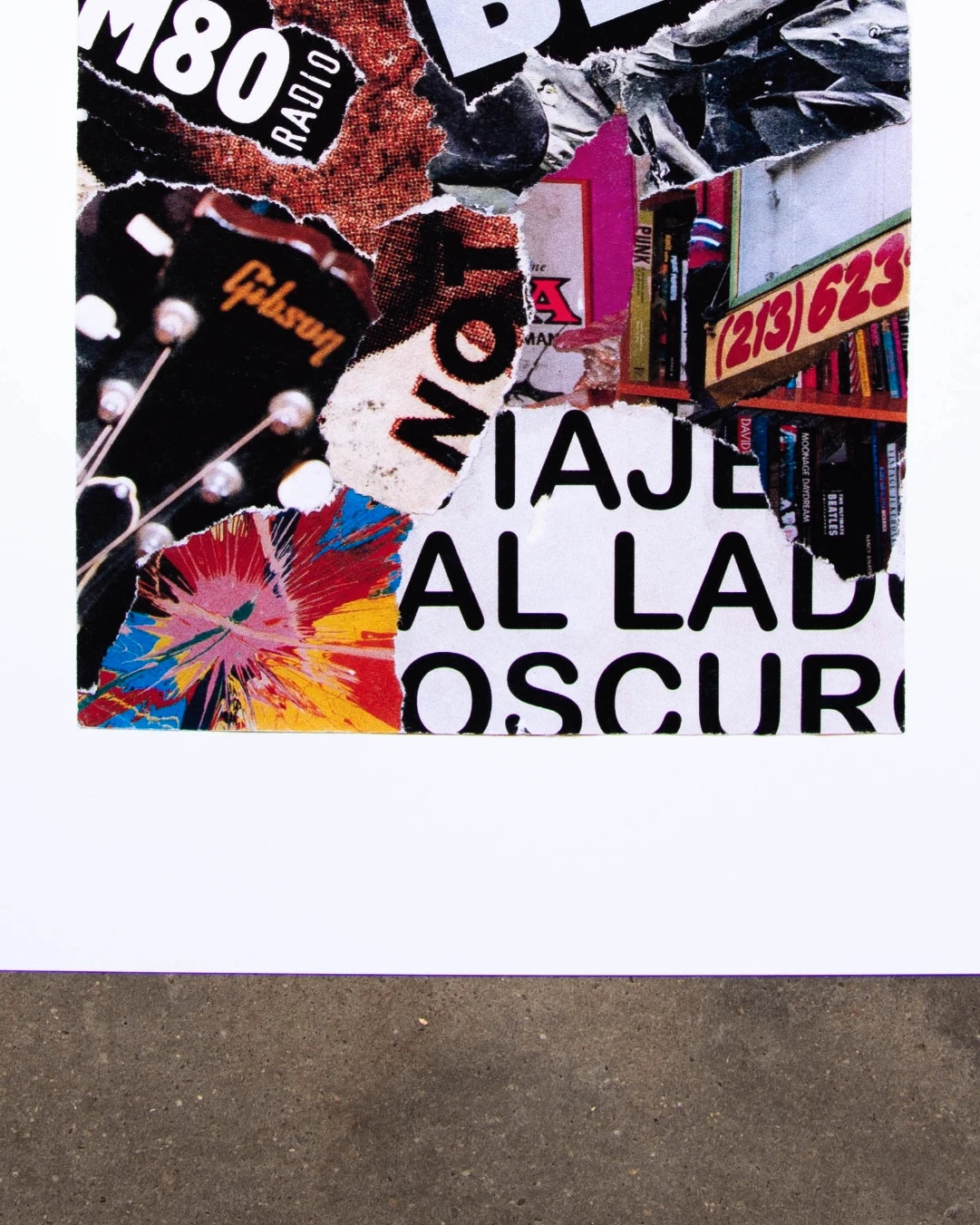 Lámina Collage Moderno Póster Arte Abstracto Tipografía Street Art – Art 2
