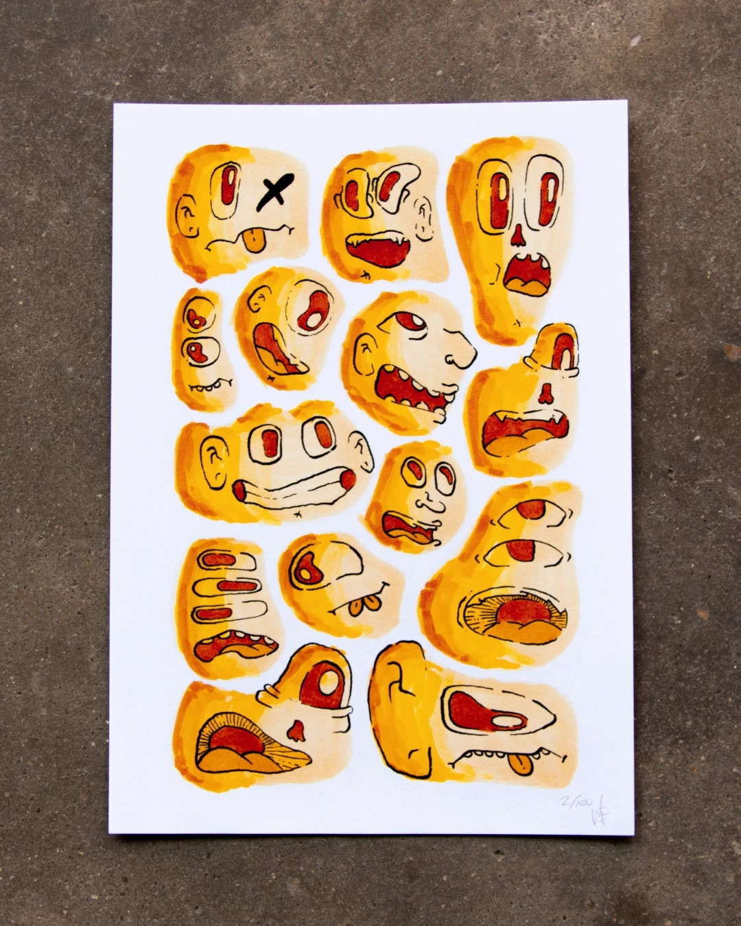 Lámina ilustrada A4 edición limitada 50 unidades firmada – Art 2